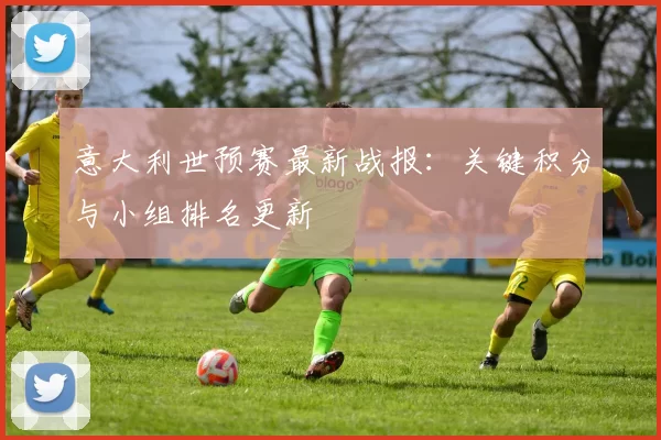 意大利世预赛最新战报:关键积分与小组排名更新